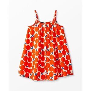 Hanna Andersson Girl Woven Blue Floral Dress 8 Years 130 Cm
